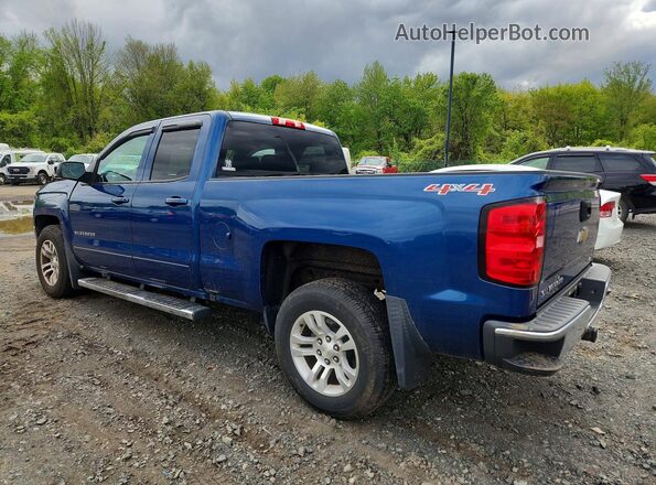1GCVKREC0HZ107466 2017 CHEVROLET SILVERADO Blue Tył lewy