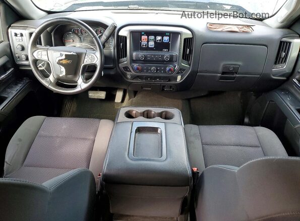 1GCVKREC0HZ107466 2017 CHEVROLET SILVERADO Blue Widok deski rozdzielczej