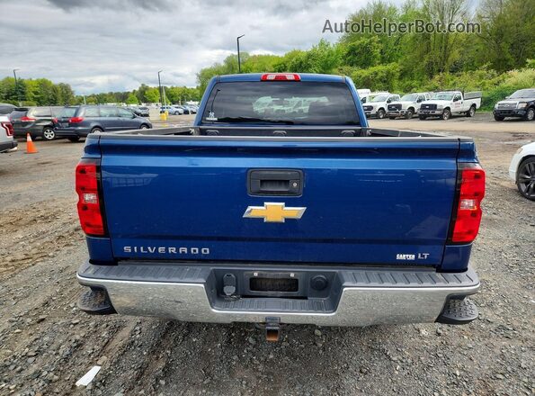 1GCVKREC0HZ107466 2017 CHEVROLET SILVERADO Blue Widok z tyłu