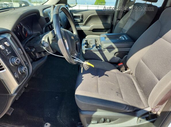 1GCVKREC5HZ113876 2017 CHEVROLET SILVERADO White Widok wnętrza z przodu