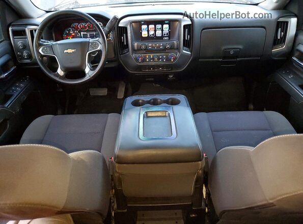 1GCVKREC5HZ308196 2017 CHEVROLET SILVERADO Синий Вид панели приборов