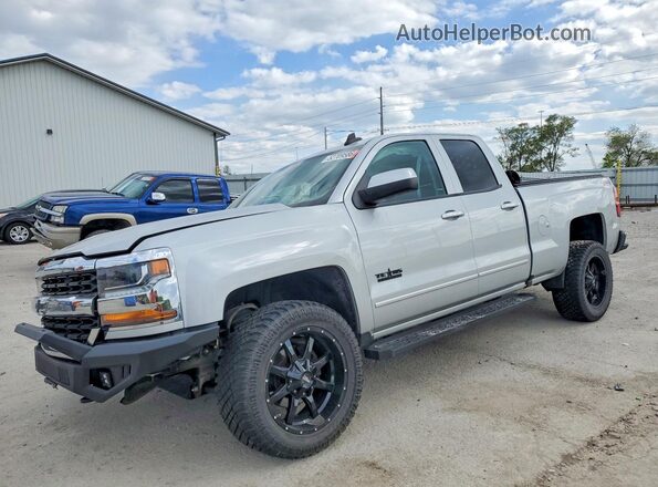 1GCVKREC6GZ358295 2016 CHEVROLET SILVERADO Silver წინა მარცხენა ხედი სამი მეოთხედიდან