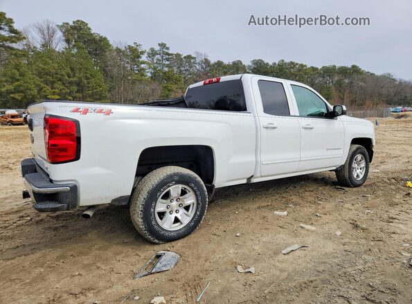 1GCVKREC6JZ238875 2018 CHEVROLET SILVERADO Белый Задняя правая четверть