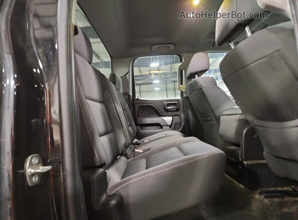 1GCVKREC7GZ375039 2016 CHEVROLET SILVERADO Black Հետևի նստատեղերի տեսք