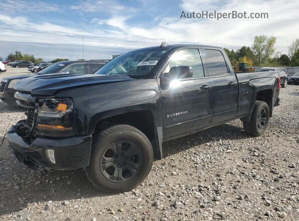 1GCVKREC8HZ104007 2017 CHEVROLET SILVERADO Черный Передняя левая четверть