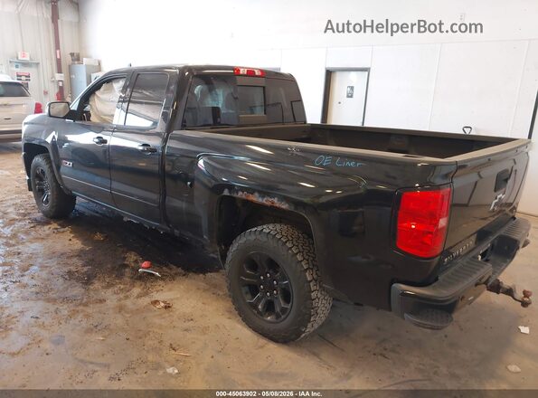 1GCVKRECXHZ368409 2017 CHEVROLET SILVERADO Черный Задняя левая четверть