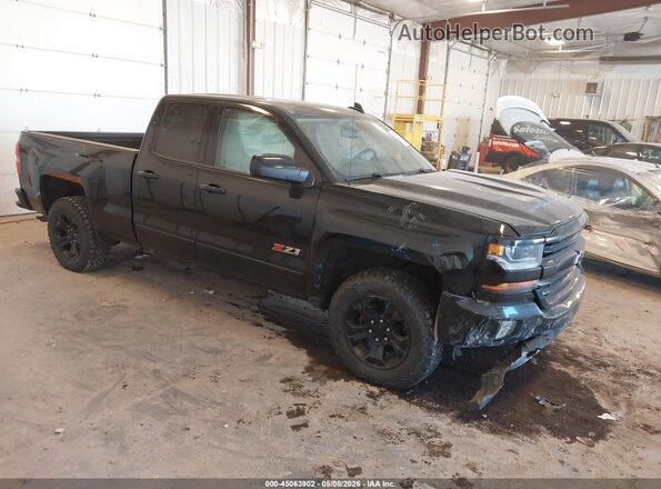 1GCVKRECXHZ368409 2017 CHEVROLET SILVERADO Черный Передняя правая четверть