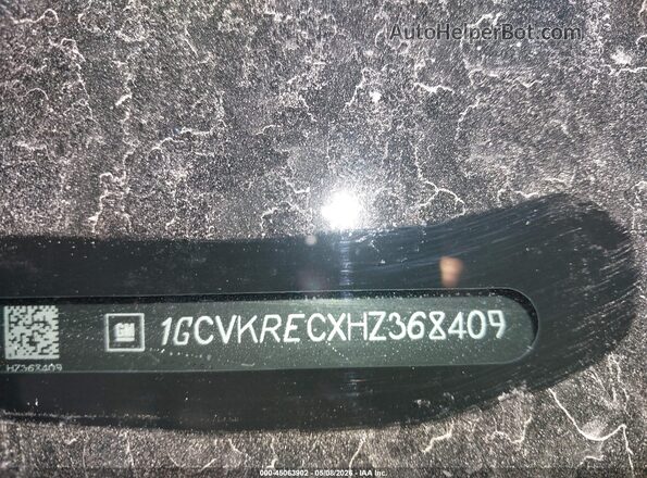 1GCVKRECXHZ368409 2017 CHEVROLET SILVERADO Черный Вид подкапотного пространства