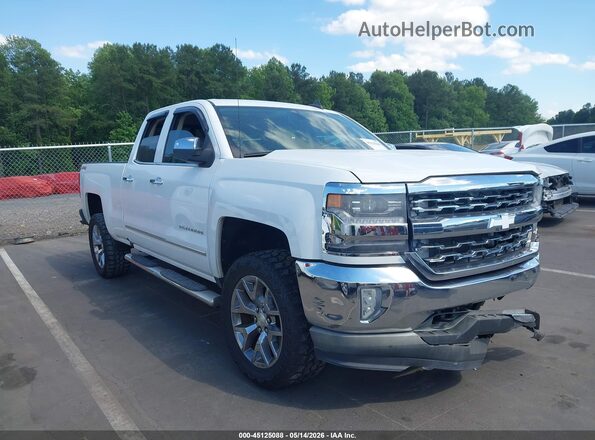 1GCVKSEC7GZ127364 2016 CHEVROLET SILVERADO Белый Передняя правая четверть