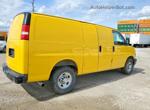 1GCWGAFP0L1156957 2020 CHEVROLET EXPRESS Желтый Задняя правая четверть