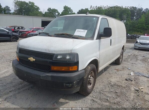 1GCWGAFP5L1277466 2020 CHEVROLET EXPRESS Белый Передняя левая четверть