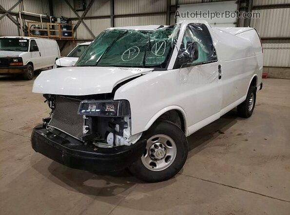 1GCWGAFP6L1179269 2020 CHEVROLET EXPRESS Белый Передняя левая четверть