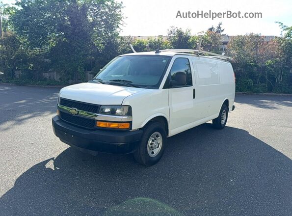 1GCWGAFPXJ1186254 2018 CHEVROLET EXPRESS White Tył lewy