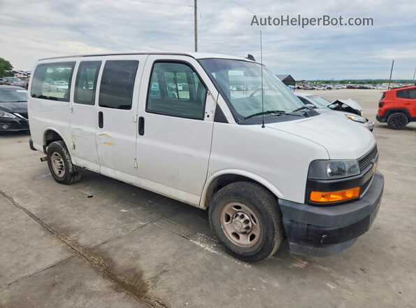 1GCWGAFPXK1333805 2019 CHEVROLET EXPRESS Белый Передняя правая четверть