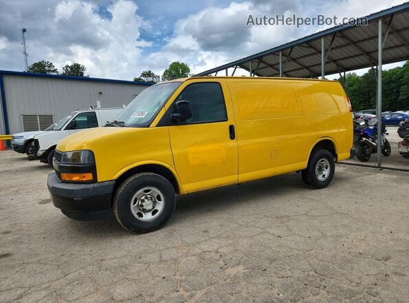 1GCWGAFPXL1158859 2020 CHEVROLET EXPRESS Желтый Передняя левая четверть