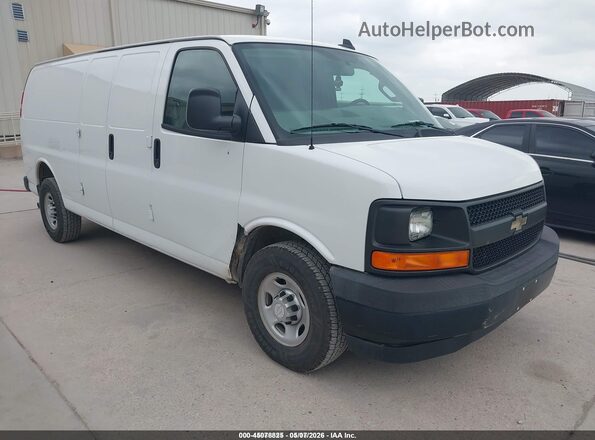 1GCZGHFG0H1245618 2017 CHEVROLET EXPRESS Белый Передняя правая четверть