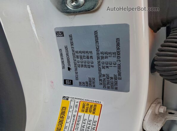 1GKB0RDCXRU114261 2024 GMC HUMMER White Vista interior de 360 grados