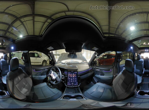 1GKENPRS9SJ172047 2025 GMC ACADIA Черный Панорамный вид салона 360°