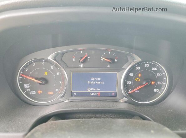 1GKKNKL45PZ166934 2023 GMC ACADIA Белый Вид щитка приборов