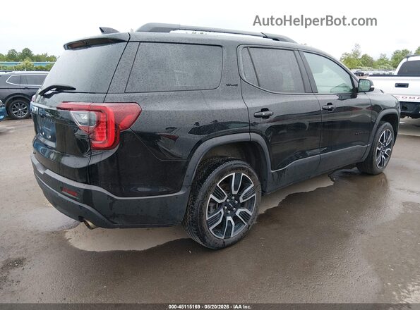 1GKKNKLA2MZ102853 2021 GMC ACADIA Черный Задняя правая четверть