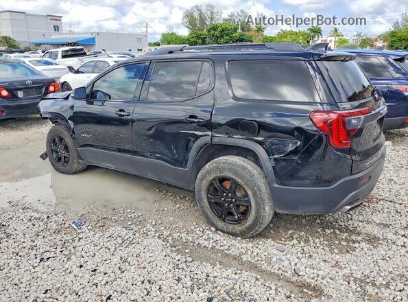 1GKKNLLS0MZ105751 2021 GMC ACADIA Черный Задняя левая четверть