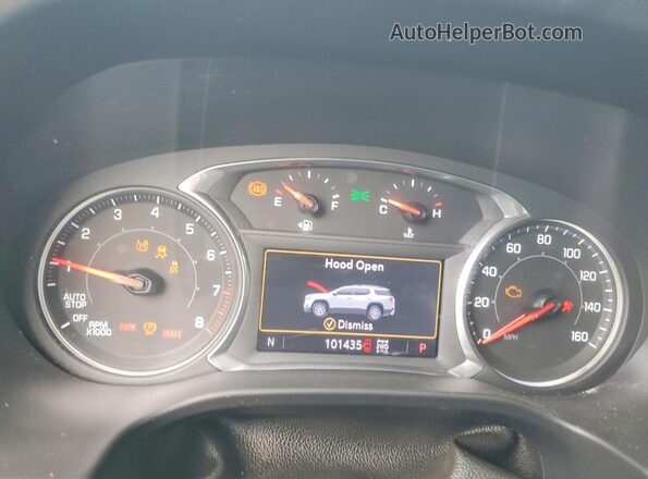 1GKKNLLS0MZ105751 2021 GMC ACADIA Черный Вид щитка приборов