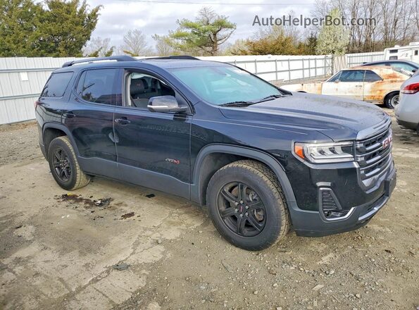 1GKKNLLS2PZ225703 2023 GMC ACADIA Черный Передняя правая четверть
