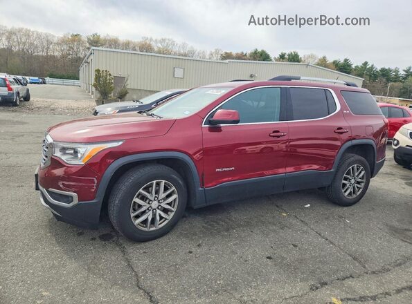 1GKKNLLS3HZ140497 2017 GMC ACADIA Красный Передняя левая четверть