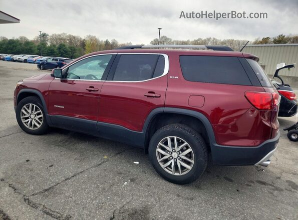 1GKKNLLS3HZ140497 2017 GMC ACADIA Красный Задняя левая четверть