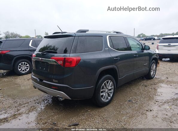 1GKKNLLS4KZ237652 2019 GMC ACADIA Синий Задняя правая четверть