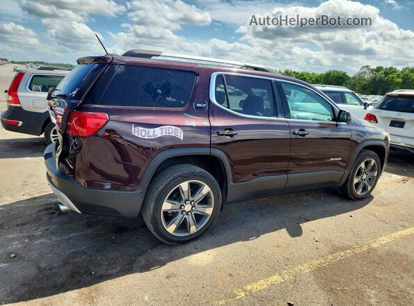 1GKKNNLS5JZ181845 2018 GMC ACADIA Burgundy Tył prawy