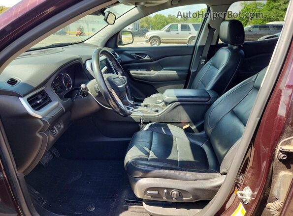 1GKKNNLS5JZ181845 2018 GMC ACADIA Burgundy Widok wnętrza z przodu