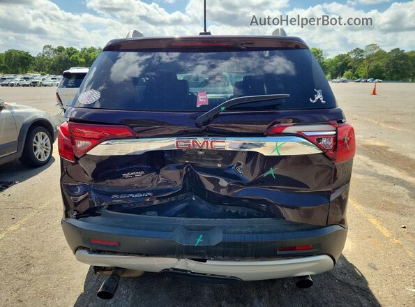 1GKKNNLS5JZ181845 2018 GMC ACADIA Burgundy Widok z tyłu