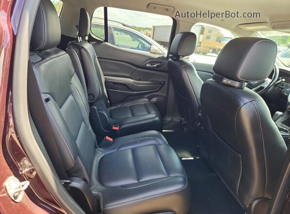 1GKKNNLS5JZ181845 2018 GMC ACADIA Burgundy Widok wnętrza z tyłu