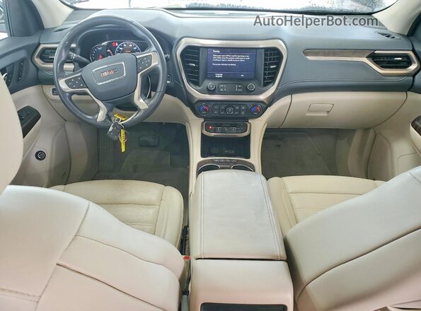 1GKKNPLS3MZ157477 2021 GMC ACADIA Зеленый Вид панели приборов