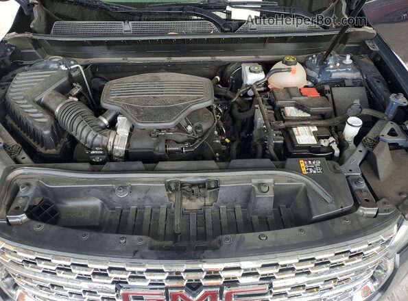 1GKKNPLS3MZ157477 2021 GMC ACADIA Зеленый Вид подкапотного пространства
