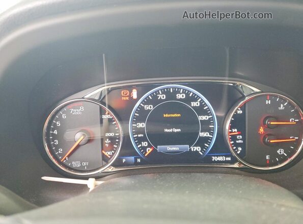 1GKKNPLS3MZ157477 2021 GMC ACADIA Зеленый Вид щитка приборов