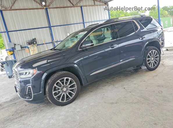 1GKKNPLS3MZ157477 2021 GMC ACADIA Зеленый Передняя левая четверть