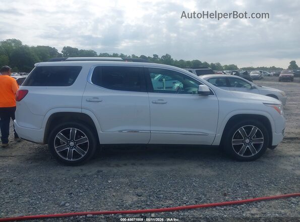 1GKKNPLS4HZ166307 2017 GMC ACADIA Белый Вид задней части салона