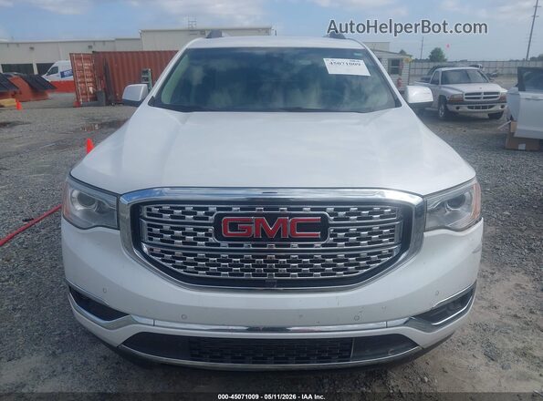 1GKKNPLS4HZ166307 2017 GMC ACADIA Белый Вид щитка приборов