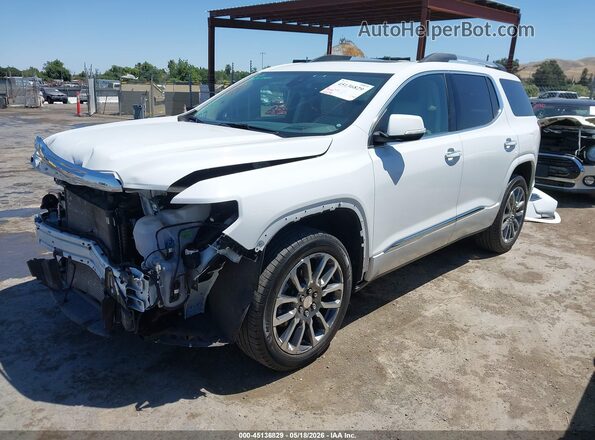 1GKKNPLS4MZ147329 2021 GMC ACADIA Белый Передняя левая четверть