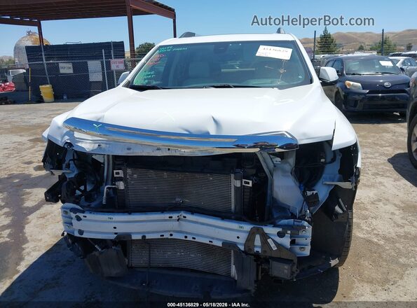1GKKNPLS4MZ147329 2021 GMC ACADIA Белый Вид задней части салона