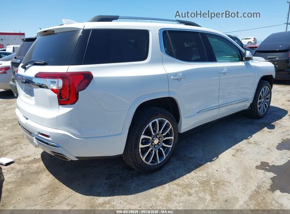 1GKKNPLS4MZ147329 2021 GMC ACADIA Белый Задняя правая четверть