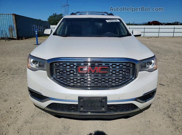 1GKKNPLSXHZ197366 2017 GMC ACADIA White Вид спереду
