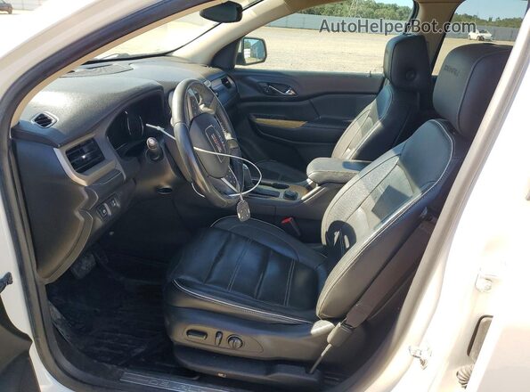 1GKKNPLSXHZ197366 2017 GMC ACADIA White Вид салону спереду