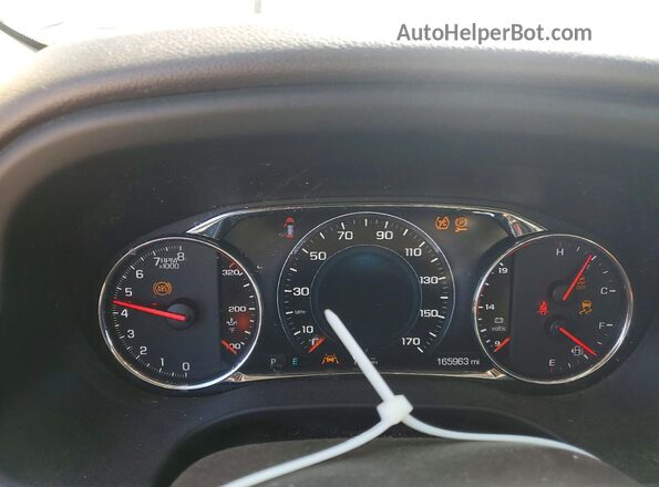 1GKKNPLSXHZ299007 2017 GMC ACADIA Белый Вид щитка приборов