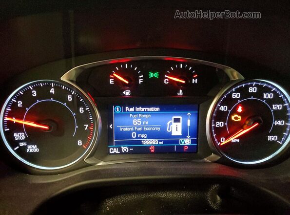 1GKKNRLS2LZ144178 2020 GMC ACADIA Черный Вид щитка приборов