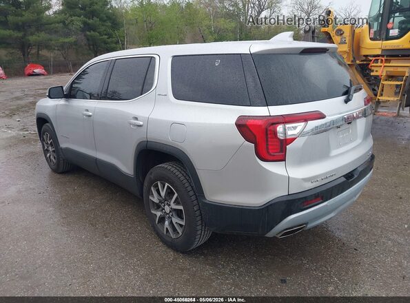 1GKKNRLS3LZ123730 2020 GMC ACADIA Серебряный Задняя левая четверть