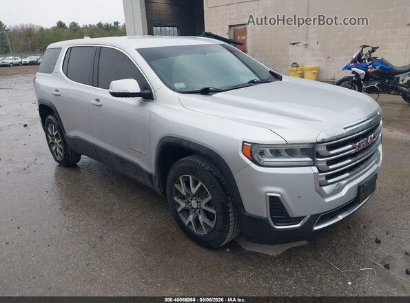 1GKKNRLS3LZ123730 2020 GMC ACADIA Серебряный Передняя правая четверть