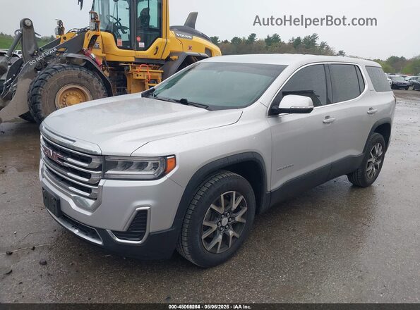 1GKKNRLS3LZ123730 2020 GMC ACADIA Серебряный Передняя левая четверть